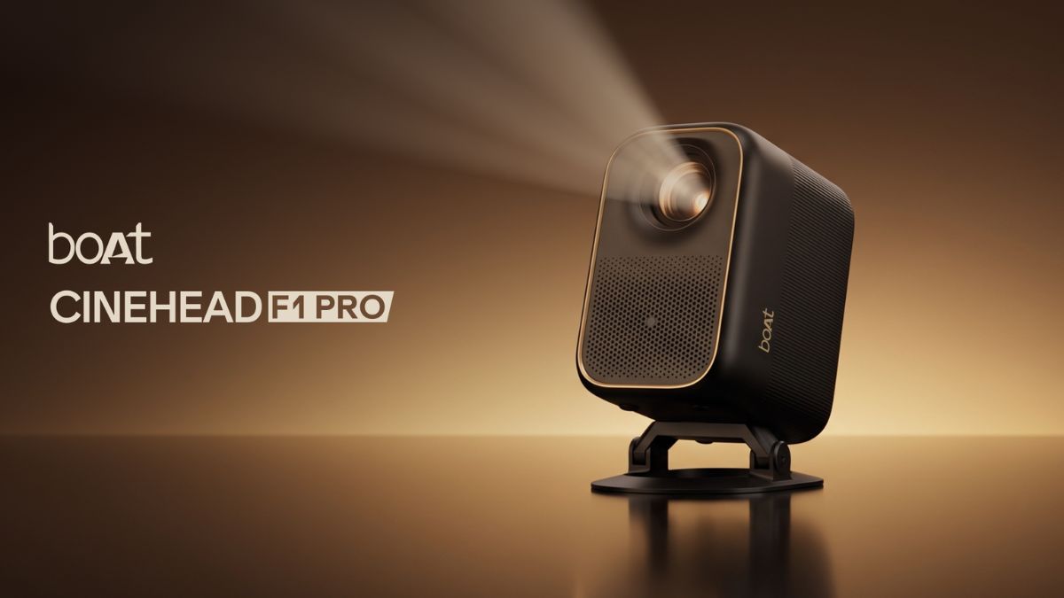 boAt enters smart projector category, launches CineHead F1 Series boAt CineHead F1 Pro