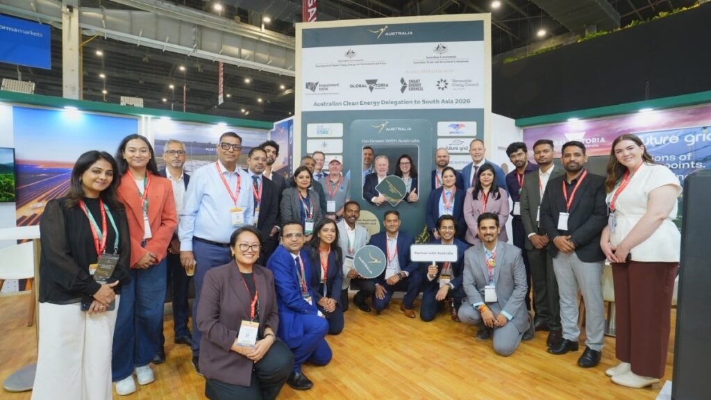 Australian clean energy delegation looks towards commercial partnerships in India at REI Expo 2026