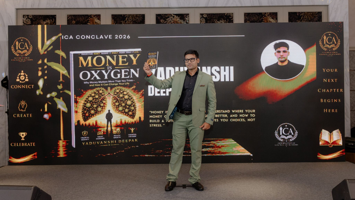 Yaduvanshi Deepak Launched Money Is Oxygen at ICA Conclave 2026